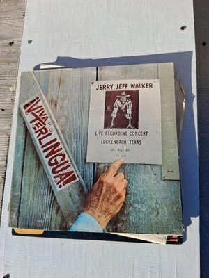 Джерри Джефф Уокер Viva Terlingua LP EX MCA виниловый альбом Gatefold кантри запись - Изображение 1 из 2