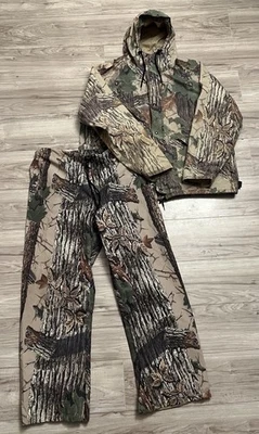 Vintage 10x Gore-Tex RealTree Camo 2XLT Jacket & XLT Pants Rain Suit Hunting - Image 1 of 4
