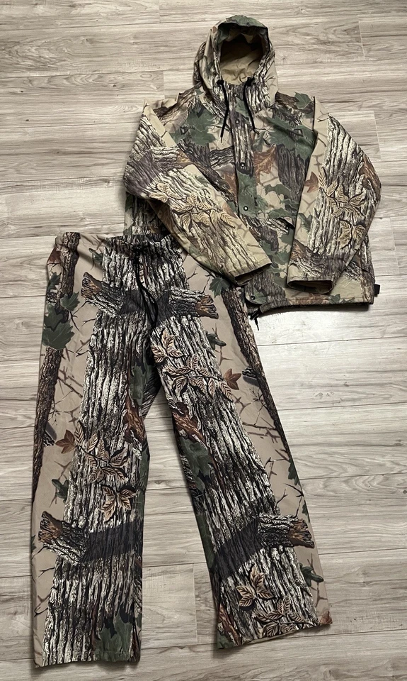 Vintage 10x Gore-Tex RealTree Camo 2XLT Jacket & XLT Pants Rain Suit Hunting - Image 1 of 4