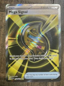 Mega Signal 171/132 Ultra Rare Gold Full Art Pokemon Mega Evolution NM - Picture 1 of 2