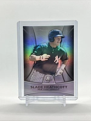 2010 Bowman Platinum - Prospects Slade Heathcott #PP17 Thin Stock Refractor /999 - Image 1 of 2