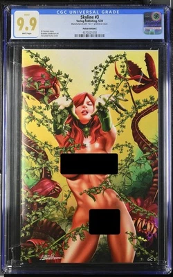 CGC 9.9 MINT! Skyline #3 Fernando Rocha • POISON IVY GC1 *LINEN* Full Chase! - Image 1 of 2