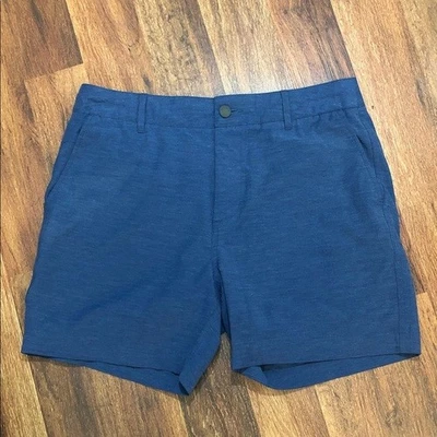 Faherty Shorts Mens 32 Blue All Day Performance Golf Beach Stretch Drawstring - Image 1 of 4