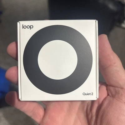 Loop Quiet 2 Ear Plugs Noise Reduction Super Soft Reusable Hearing Black NRR14 - Image 1 of 4