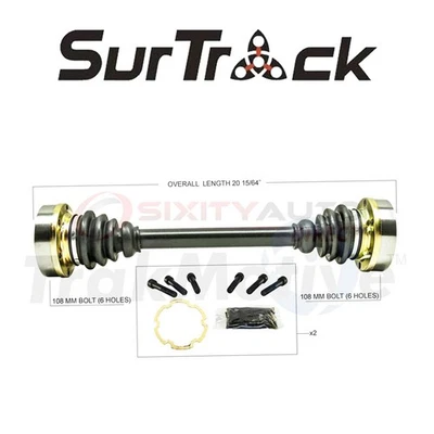 SurTrack CV Axle Shaft for 2005-2006 Pontiac GTO 6.0L V8 - Constant Velocity tj - Image 1 of 4