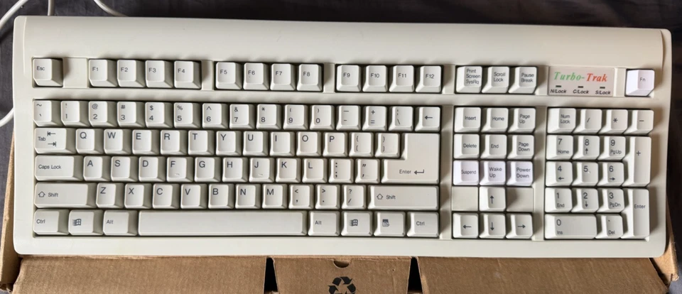 Turbo-Trak Turbo-Plus KB-9001R3+ Enhanced Keyboard (AT/DIN) Tested - Image 1 of 4