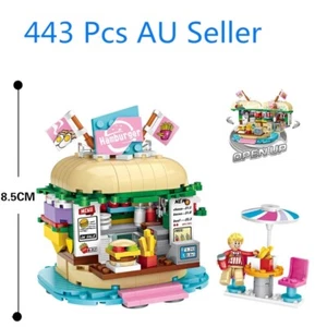 Blocks Brick Building Blocks Toys Assembly Kids Educational Hamburger House - Picture 1 of 1