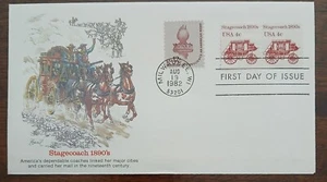 U.S - 1982 - STAGECOACH  1890'S  - FDC - Picture 1 of 2