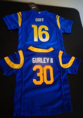 JARED GOFF TODD GURLEY Jersey Pair NIKE Replica Infant 24M Jersey LA RAMS New Cover