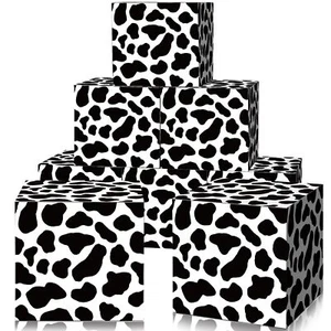 6 Pcs Cow Gift Boxes with Lids 11.8 Inch Western Cowboy Party Supplies Large ... - Picture 1 of 7