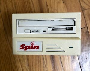 Vintage Spin 270 MB Disc External Hard Drive Spirit Technologies JONSQ4401