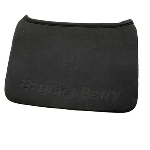 Blackberry Playbook Neoprene Sleeve Tablet Case Pouch Black Blue - Picture 1 of 7