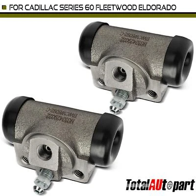 2x Cilindro de roda de freio a tambor para Cadillac Eldorado DeVille Series 62 lateral traseira - Imagem 1 de 4