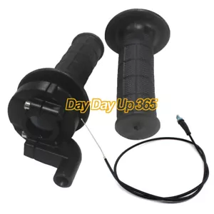 For Suzuki RM 50 RM60 RM65 RM80 JR80 RM85 Twist Handle Grip Bar & Throttle Cable - Picture 1 of 6