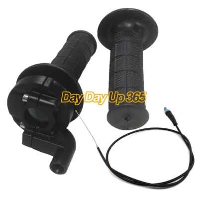For Suzuki RM 50 RM60 RM65 RM80 JR80 RM85 Twist Handle Grip Bar & Throttle Cable - Image 1 of 4