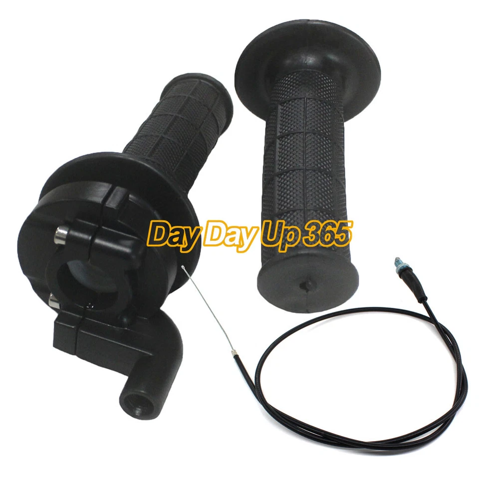 For Suzuki RM 50 RM60 RM65 RM80 JR80 RM85 Twist Handle Grip Bar & Throttle Cable - Image 1 of 4