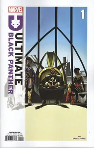 ULTIMATE BLACK PANTHER #1 STEFANO CASELLI CUARTA VARIANTE DE IMPRESIÓN EN ESTADO BASTANTE BUENO/CASI NUEVO MARVEL HOHC - Imagen 1 de 1