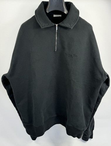 POLO DIOR RICAMO LOGO MEZZA CERNIERA TAGLIA: XL