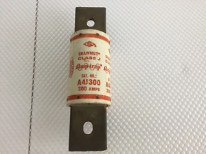 SHAWMUT AMP TRAP A4J300 300 AMP 600 VOLT CLASS J FUSES..106 - Picture 1 of 3