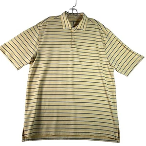 Fairway & Greene Herren Golf Poloshirt Größe L gelb blau gestreift kurzarm - Bild 1 von 7