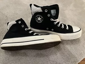 Converse High Tops Black Size UK 8 - Picture 1 of 7