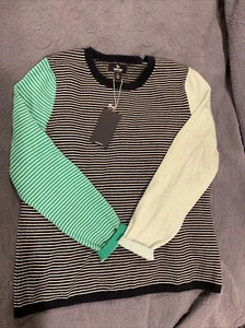 Lands End Cashmere Sweater Womens Crewneck Long Sleeve Knit Soft Cozy - Large - Picture 1 of 3