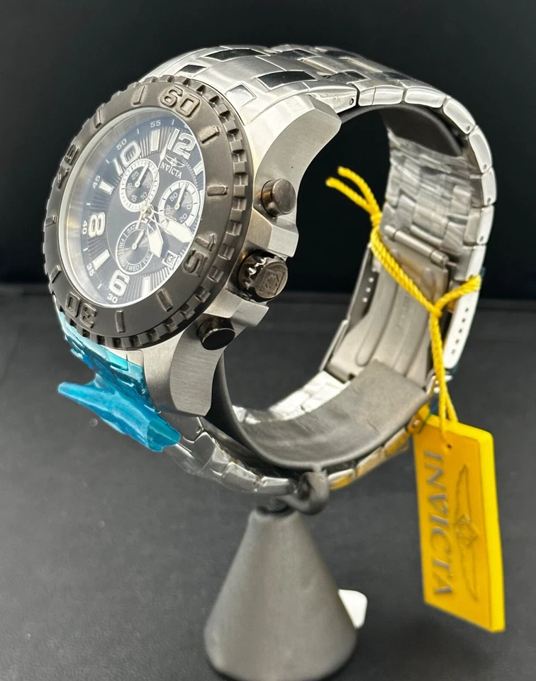 Invicta Pro Diver 17394 Silver Tone Stainless Steel Chronograph 48mm Men's Watch