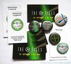 G-FILES Themed Geocaching Package (Chrome Finish Geocoin, Buttons, & more)
