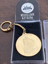 The Tower Mint, Endeavour. 1997 , 22 ct gold plated medallion keyring - boxed