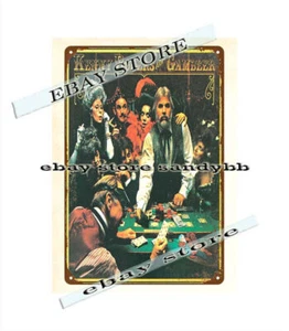 Home Design Store 1978 The Gambler letrero de hojalata de metal - Imagen 1 de 4