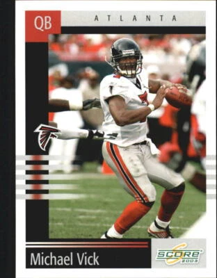 2003 Score #154 Michael Vick  - Image 1 of 2