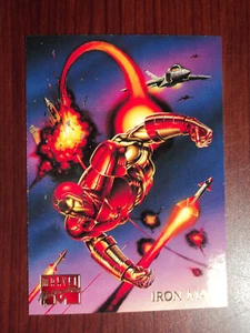 1995 MARVEL MASTERPIECES - BASE CARD - IRON MAN # 53  ( PACK FRESH ) - Picture 1 of 5