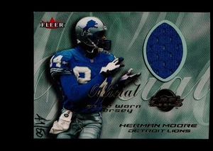 2000 Fleer Tradition Feel the Game Game Worn Herman Moore /50 - Picture 1 of 2