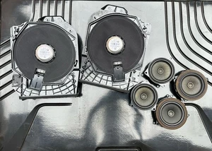 BMW F20 F22 BASE SPEAKER SET INCLUDING MIDS AND SUBWOOFERS 2012 TO 2019 GENUINE - Picture 1 of 5