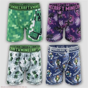Boys' Minecraft 4pk Underwear - 8 - Picture 1 of 5