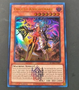 Yu-Gi-Oh! Orcust Knightmare Ultra Raro BLMM-EN087 1ª Edición Casi Nuevo - Imagen 1 de 1