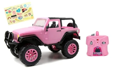 Girlmazing 1:16 Jeep Wrangler RC Radio Control Cars, Toys for Kids (Pink) - Image 1 of 4