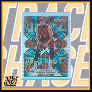 2024-25 Panini Prizm Euroleague BK Nikola Mirotic Stained Glass Case Hit SSP (C) - Picture 1 of 3