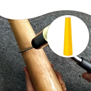 Wood Bracelet Mandrel Shaping Tool , Yellow for Metal Smithing Length 29.5cm - Picture 1 of 7