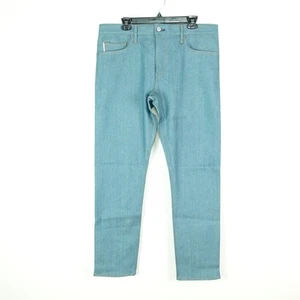 Pantalones de mezclilla Hiroshi Kato para hombre talla 36/32 crudos Selvidge The Slim Pen ropa de calle - Imagen 1 de 15
