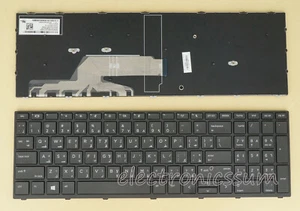 Arabic & US Keyboard for Laptop HP Probook 450 G5, 455 G5, 470 G5 L01028-171 New - Picture 1 of 1