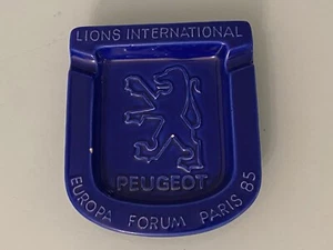 Automobilia Automobile ashtray advertising ceramics Peugeot 85 - Picture 1 of 4