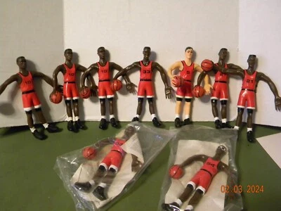 Figuras de los Chicago Bulls de 5" Rubber Bendy de los 90, BJ, Paxson, Pippen & King Foto 1 de 4