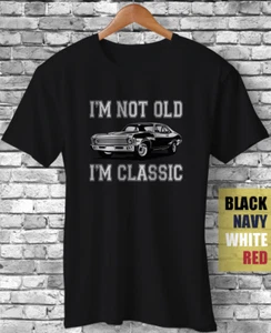 Camiseta I'm Not Old I'm Clásica Vintage Retro Corvette Divertida Regalo Día del Padre - Imagen 1 de 5