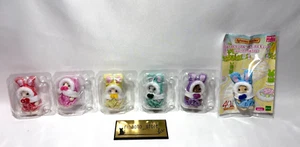 Sylvanian Families Ausstellung limitiert Baby buntes Kaninchen Kostüm 6 Arten Set - Bild 1 von 7
