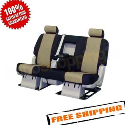 Coverking Spacer Mesh 2nd Row Taupe Seat Cover for 23 Ram 1500 Classic Crew Cab Foto 1 de 4