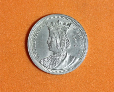 1893 ISABELLA QUARTER #P06272 - Image 1 of 2
