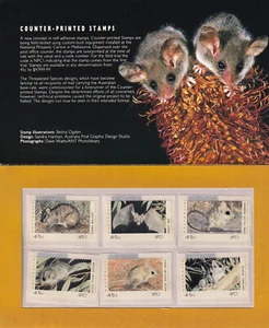 AUSTRALIA 1993 Counter Printed Stamps Stamp Pack - Picture 1 of 2