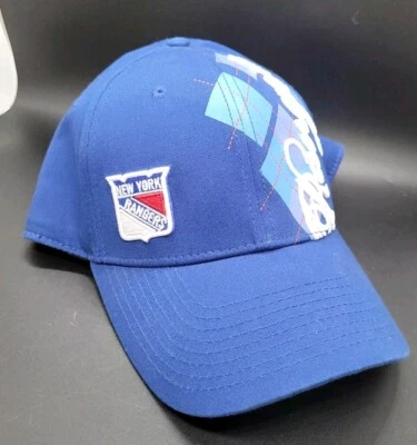 New York Rangers New Era Plaid  39thirty NHL Hockey Fitted L/XL Blue Hat Adult - Image 1 of 4