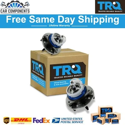 Juego de bujes y cojinetes de rueda delantera TRQ para Chevrolet Malibu Pontiac Grand Am 1997-05 Foto 1 de 4
